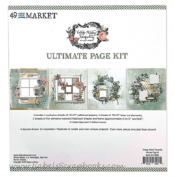 49 and Market-Vinttage Artistry Tranquility Page Kit